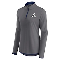 Profile Atlanta Braves Plus Quarter-Zip Jacket