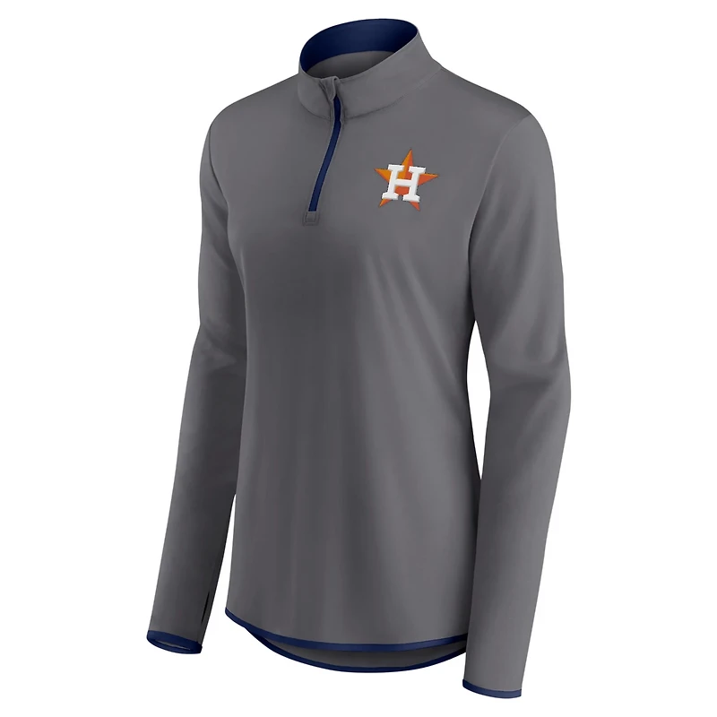 Profile Houston Astros Plus Quarter-Zip Jacket