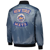 Profile New York Mets Big  Tall Full-Zip Bomber Jacket