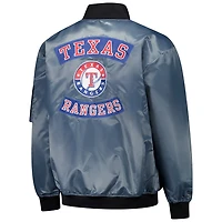 Profile Texas Rangers Big  Tall Full-Zip Bomber Jacket