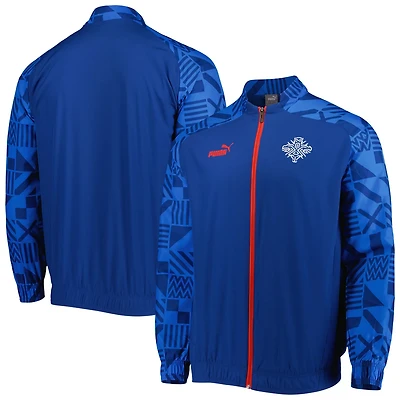 Puma Light Iceland National Team Pre-Match Raglan Full-Zip Training Jacket