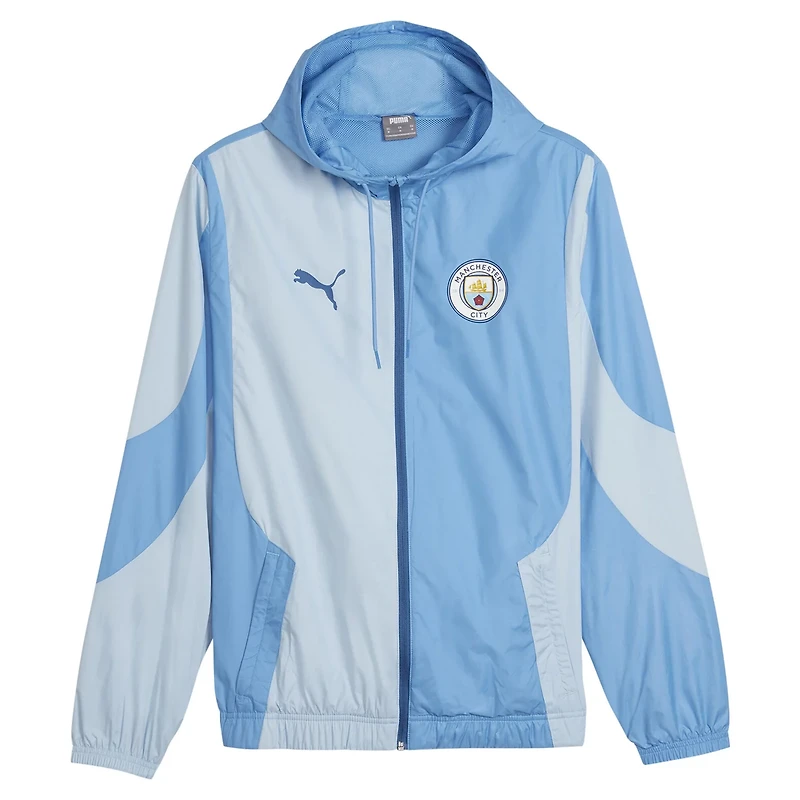 Puma Manchester City 2023 24 Pre-Match Full-Zip Hoodie Jacket