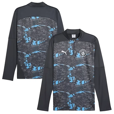 Puma Manchester City 2024 25 Pre-Match Quarter-Zip Top