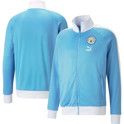 Puma Sky Manchester City ftblHeritage T7 Raglan Full-Zip Track Jacket