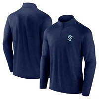 Seattle Kraken Head-to-Head Raglan Quarter-Zip Top