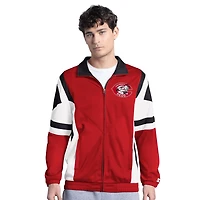Starter Black Cincinnati s Contender Tricot Full-Zip Track Jacket