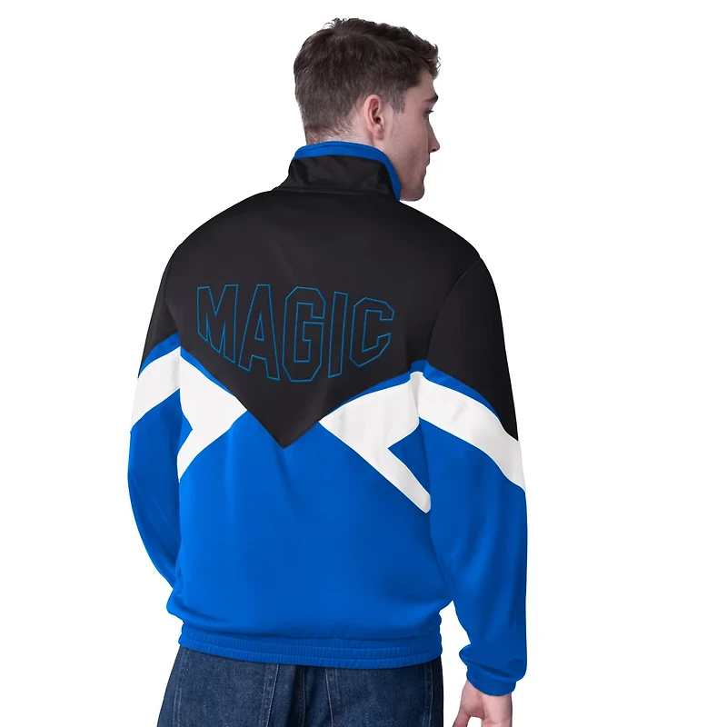 Starter Blue Orlando Magic Rush Applique Full-Zip Track Jacket