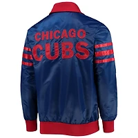 Starter Chicago Cubs The Captain II Full-Zip Varsity Jacket