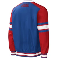 Starter Chicago Cubs Yardline V-Neck Pullover Windbreaker