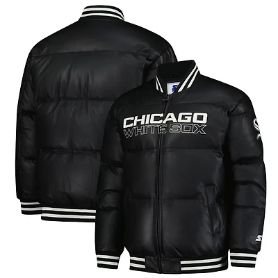 Starter Chicago White Sox Full-Zip Leather Jacket