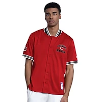 Starter Cincinnati s Button-Up Short Sleeve Jacket