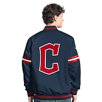 Starter Cleveland Guardians Scout Full-Snap Varsity Jacket