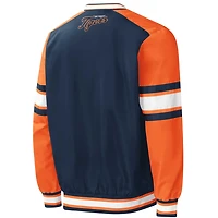 Starter Detroit Tigers Yardline V-Neck Pullover Windbreaker