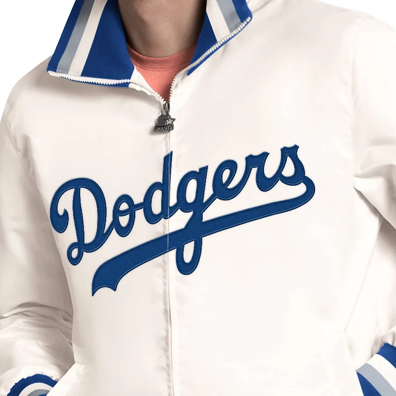 Starter Los Angeles Dodgers The Captain Cooperstown Logo Full-Zip Varsity Jacket