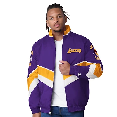 Starter Los Angeles Lakers Captain Oxford Full-Zip Jacket