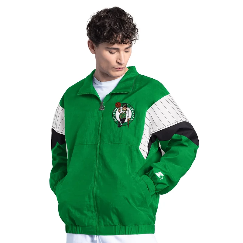Starter Men's Boston Celtics Yard Line Full-Zip Jacket