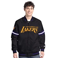 Starter Men's Los Angeles Lakers Scout Varsity Full-Snap Jacket