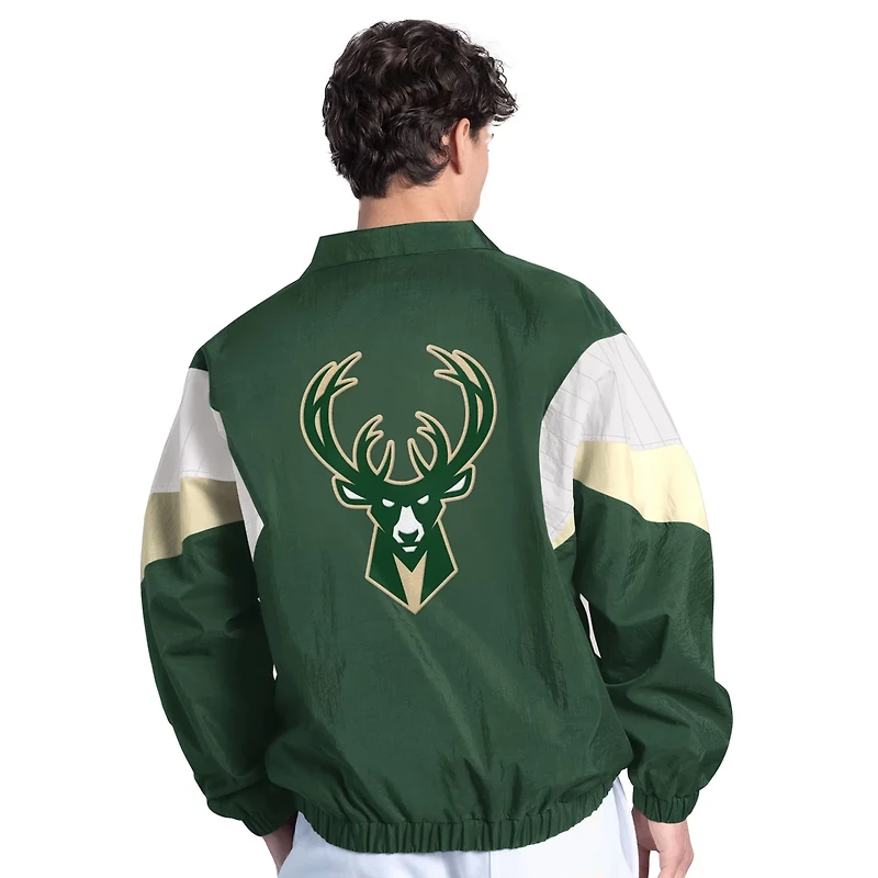 Starter Men's Milwaukee Bucks Yard Line Full-Zip Jacket
