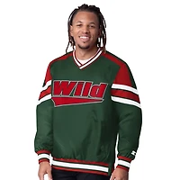 Starter Minnesota Wild Reliver I V-Neck Pullover Jacket