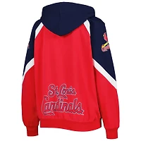 Starter Navy St Louis Cardinals Hail Mary Full-Zip Hoodie