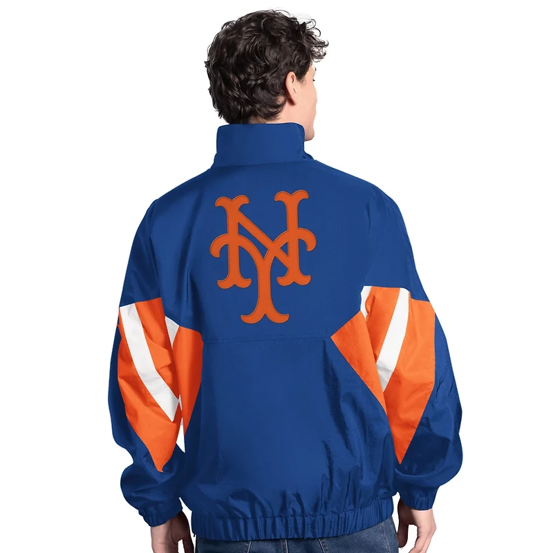 Starter New York Mets Cooperstown Chief Half-Zip Pullover