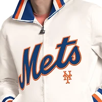 Starter New York Mets The Captain Cooperstown Logo Full-Zip Varsity Jacket