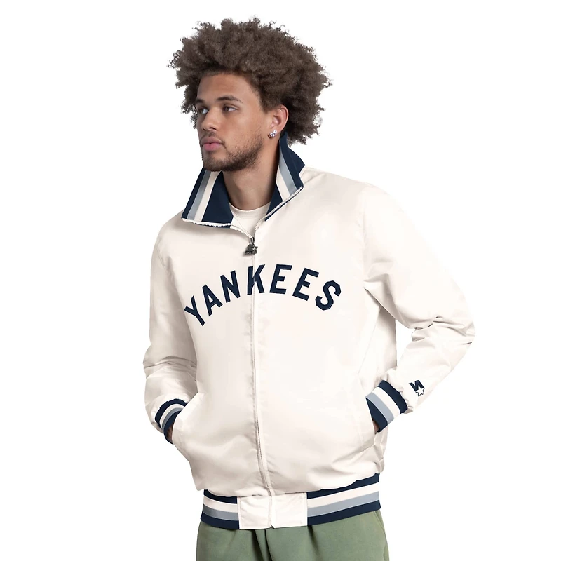 Starter New York Yankees The Captain Cooperstown Logo Full-Zip Varsity Jacket