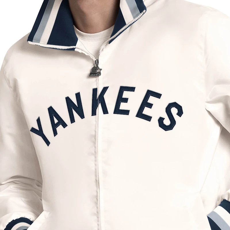 Starter New York Yankees The Captain Cooperstown Logo Full-Zip Varsity Jacket