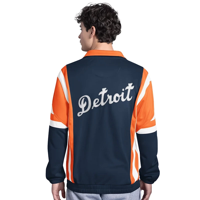 Starter Orange Detroit Tigers Contender Tricot Full-Zip Track Jacket