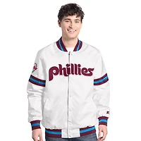Starter Philadelphia Phillies Cooperstown Scout Full-Snap Varsity Jacket