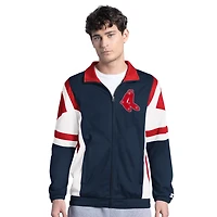 Starter Red Boston Sox Contender Tricot Full-Zip Track Jacket