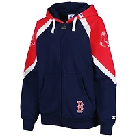 Starter Red Boston Red Sox Hail Mary Full-Zip Hoodie