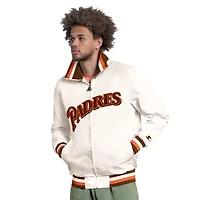 Starter San Diego Padres The Captain Cooperstown Logo Full-Zip Varsity Jacket