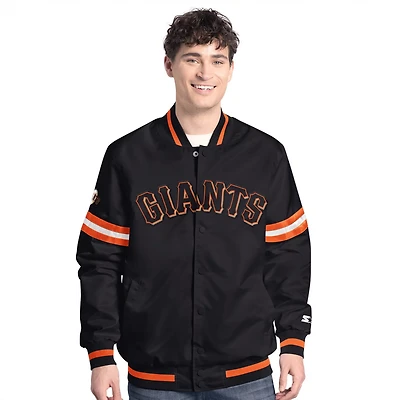 Starter San Francisco Giants Scout Full-Snap Varsity Jacket