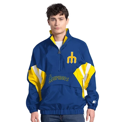 Starter Seattle Mariners Cooperstown Chief Half-Zip Pullover