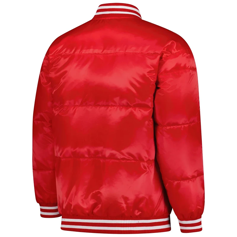 Starter St Louis Cardinals Full-Snap Satin Jacket
