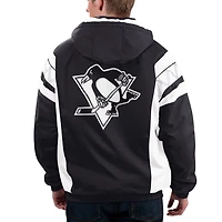 Starter x NHL Ice White Pittsburgh Penguins Home Team Half-Zip Pullover Hoodie