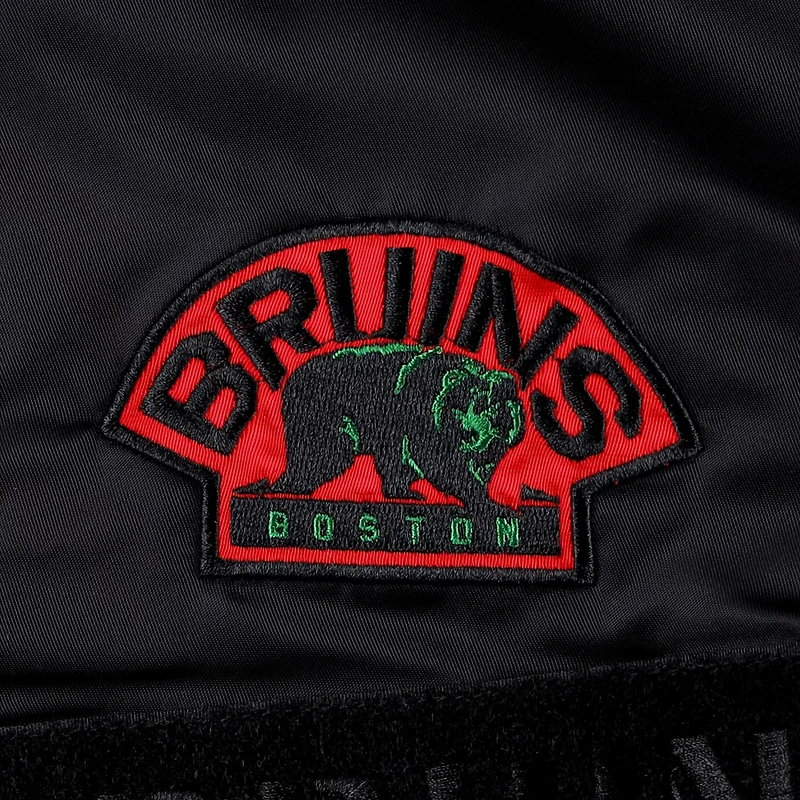 Starter x Ty Mopkins Boston Bruins History Month Varsity Full-Zip Jacket