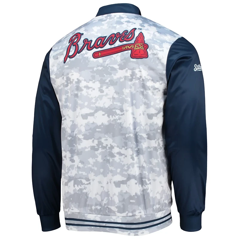 Stitches Atlanta Braves Camo Full-Zip Jacket