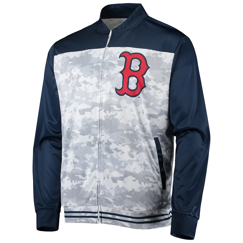 Stitches Boston Red Sox Camo Full-Zip Jacket