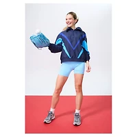 Terez Los Angeles Dodgers Ripstop Chevron Quarter-Zip Pullover