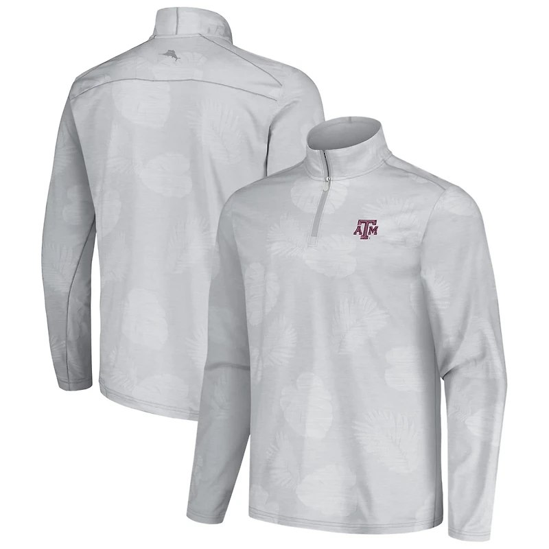 Tommy Bahama Texas AM Aggies Sport Delray Frond Quarter-Zip Jacket