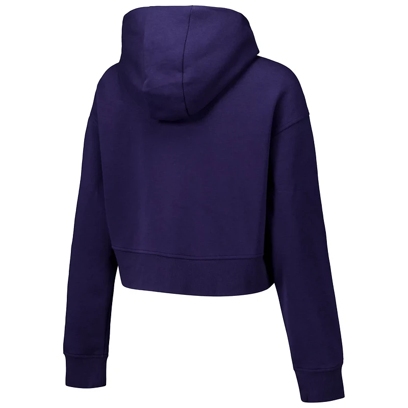 Under Armour Auburn Tigers Inline Modest Cropped Half-Zip Hoodie