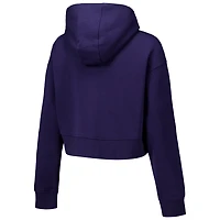 Under Armour Auburn Tigers Inline Modest Cropped Half-Zip Hoodie