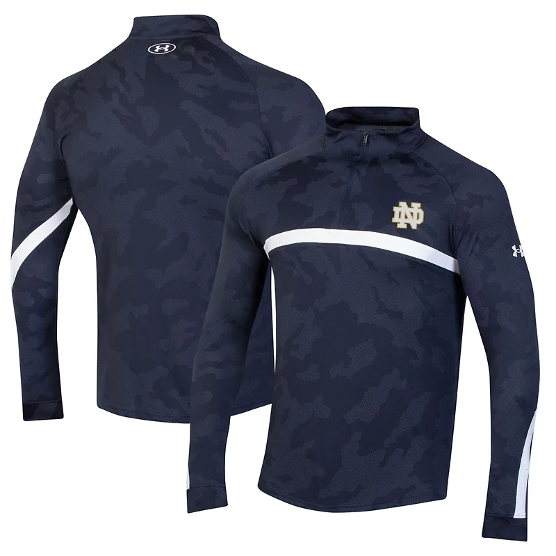 Under Armour Notre Dame Fighting Irish Game Day Camo Raglan Quarter-Zip Top