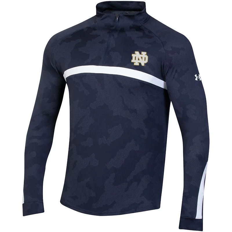 Under Armour Notre Dame Fighting Irish Game Day Camo Raglan Quarter-Zip Top