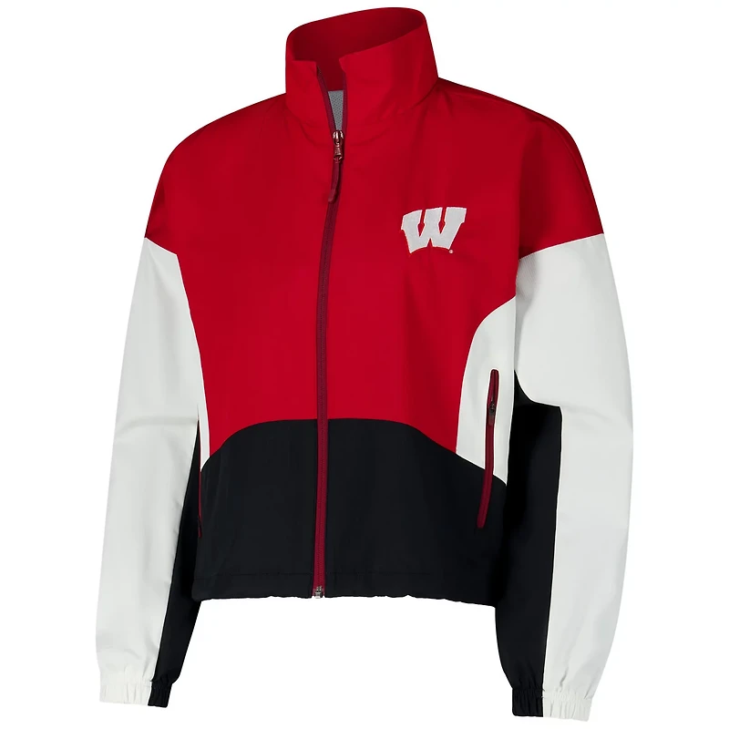 Under Armour Wisconsin Badgers Gameday Stretch Woven Performance Full-Zip Jacket