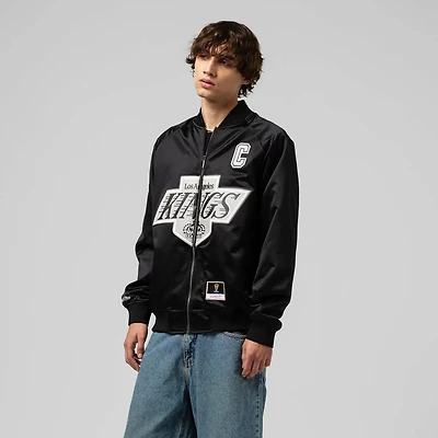 Unisex Mitchell  Ness Wayne Gretzky Los Angeles Kings Maxxed Out Full-Zip Satin Jacket