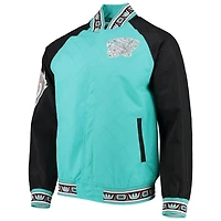 Vancouver Grizzlies Mitchell  Ness Hardwood Classics 75th Anniversary Authentic Warmup Full-Snap Jacket