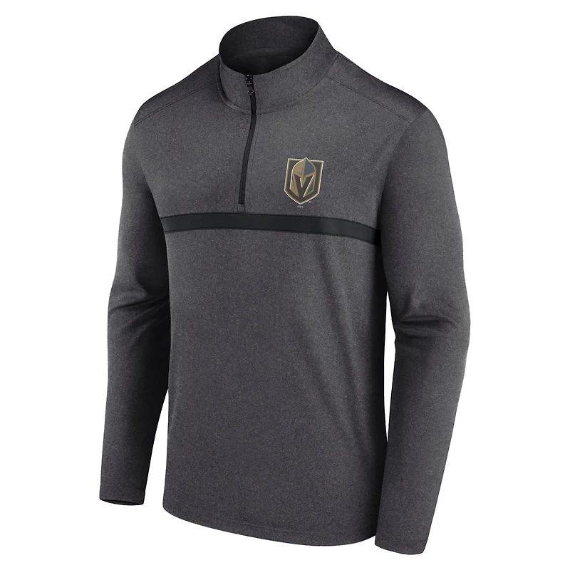 Vegas Golden Knights Head-to-Head Raglan Quarter-Zip Top